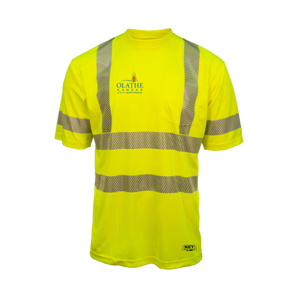 ANSI Class 3 Segmented Tape UltraSoft Short Sleeve Pocket Tee Thumbnail